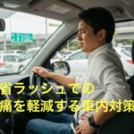 帰省ラッシュでの腰痛を軽減する車内対策術