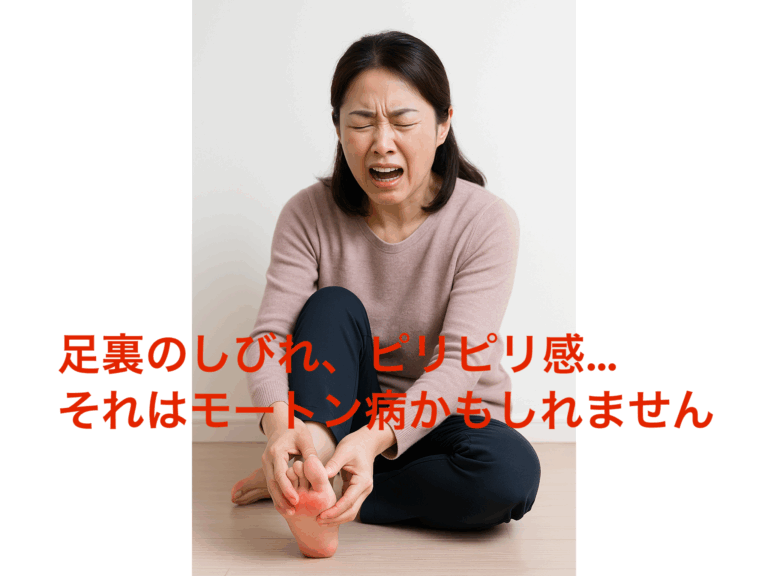 足裏のしびれ、ピリピリ感…それはモートン病かもしれません