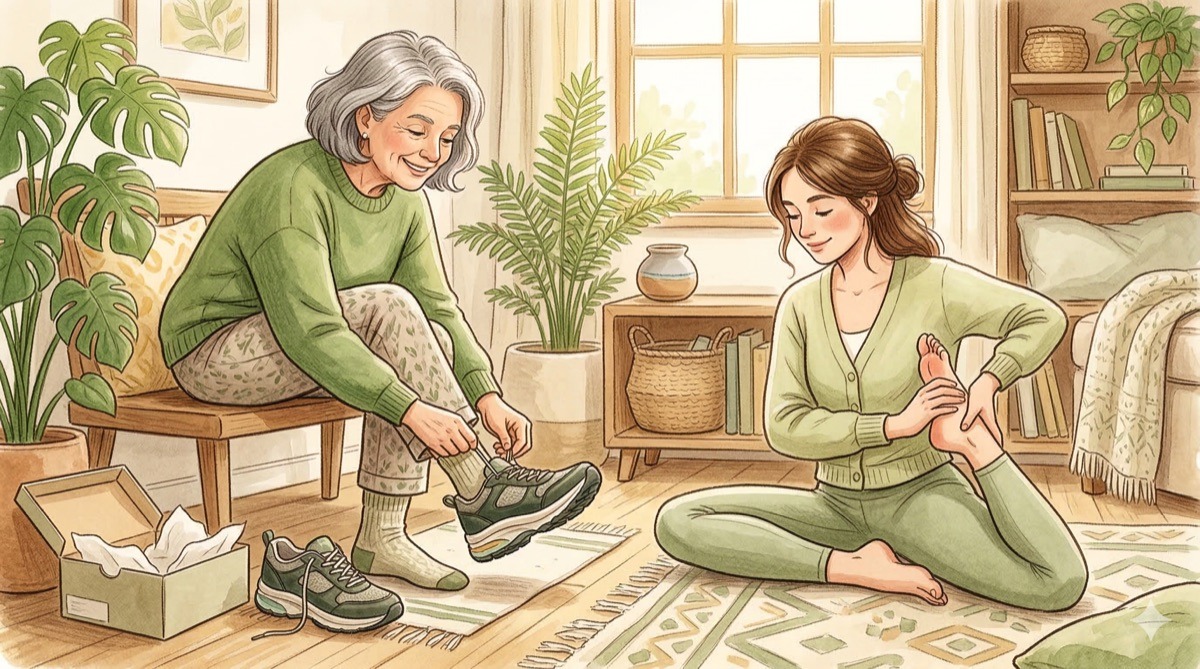 足底筋膜炎 日常ケアの画像